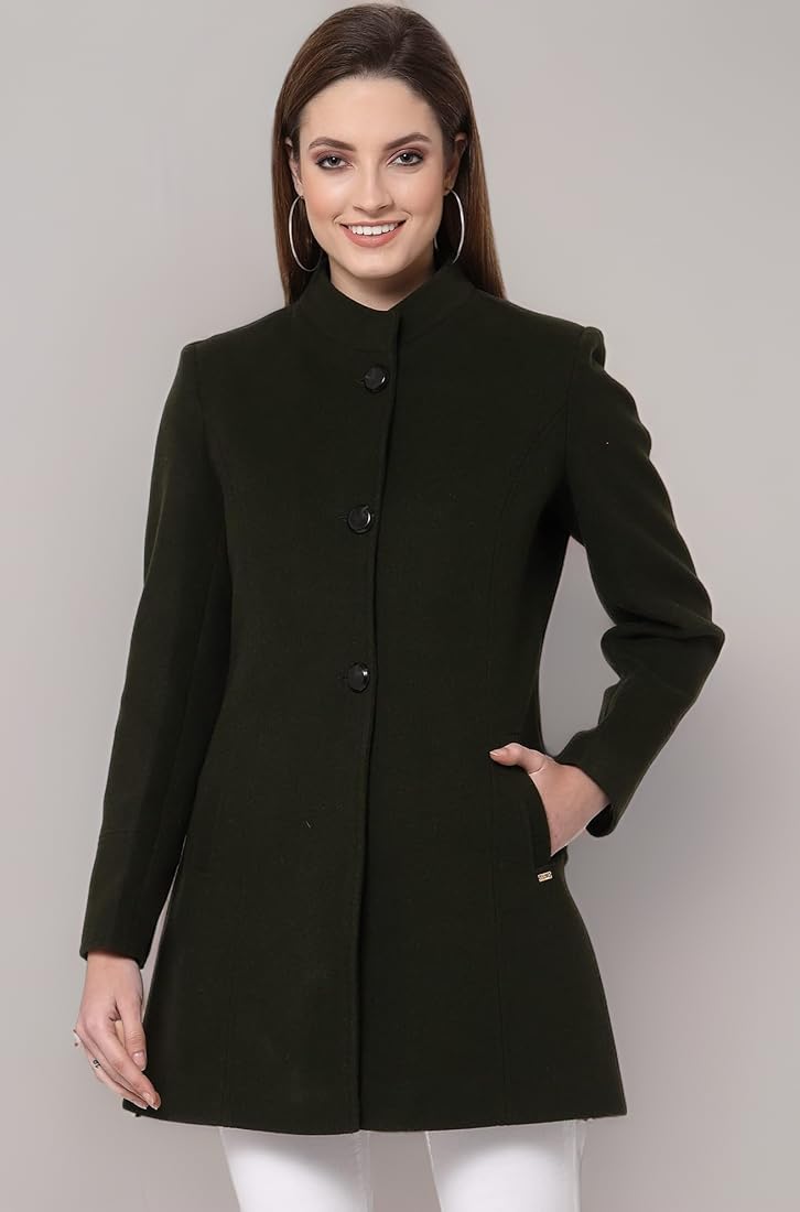 juemi Double Drawstring Long Coat